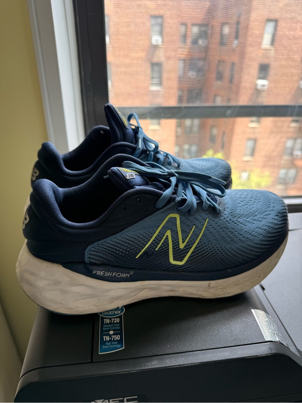 New Balance Mens 10 W Blue Fresh Foam X 840v1 Running Shoes Lace Up P1-95 - Picture 5 of 12